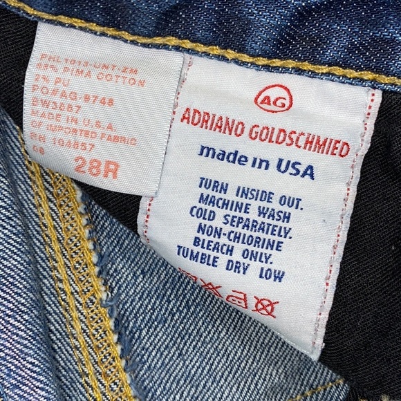 AG Adriano Goldschmeid The Angel jeans size 28R - Picture 8 of 8
